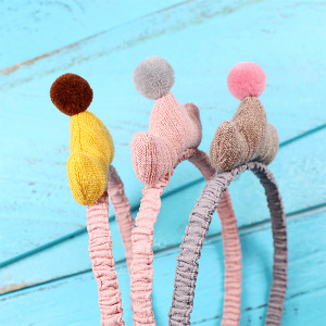 立體布藝紗球皇冠髮箍