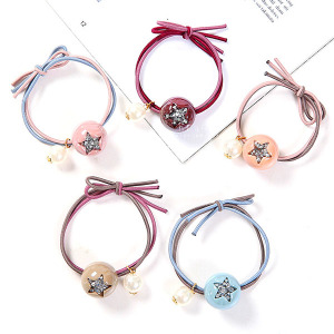 水鑽星星打結髮繩髮圈