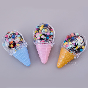 冰淇淋罐糖果小球髮圈20入組 不挑色