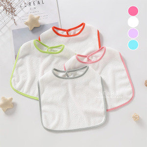 (出清不退換)簡單素色嬰兒口水巾