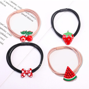 個性水果造型髮圈