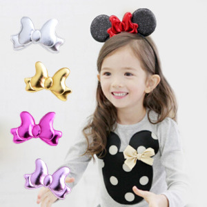 可愛大耳朵蝴蝶結髮箍