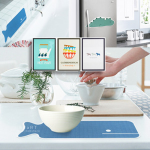 (出清不退換)廚浴防水吸濕裝飾畫貼