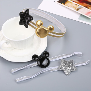 可愛卡通立體裝飾髮帶兩入組