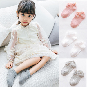 (出清不退換)公主風蕾絲花邊短筒襪