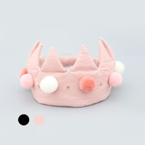 皇冠造型加厚布藝髮帶