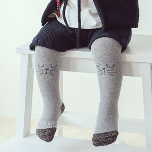 (出清不退換)柔軟超彈力簡約棉質小貓包腳褲襪