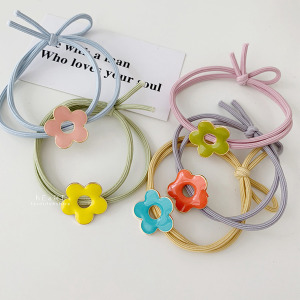 甜美金屬鏤空花朵髮圈