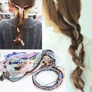 布藝軟鐵絲編髮髮帶