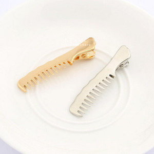 合金梳子造型髮夾