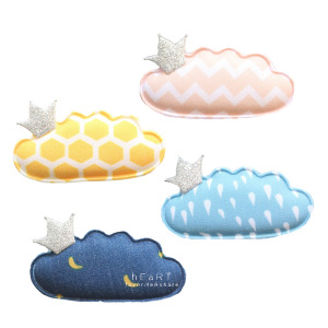 皇冠雲朵印花髮夾