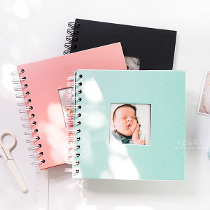 簡約素面寶寶成長相冊相本