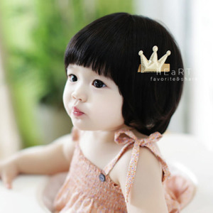 可愛星星皇冠兒童髮夾