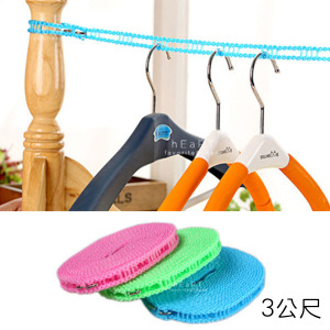 柵欄式防風曬衣繩3公尺 不挑色