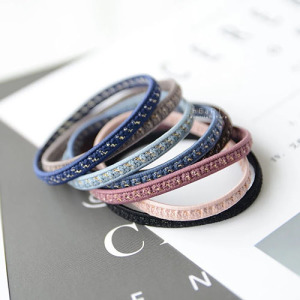 金絲編織扁型髮圈 2入組