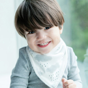 雲彩朵朵加絨保暖三角領巾