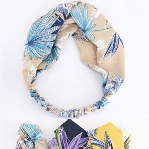 度假風夏日沙灘交叉髮帶