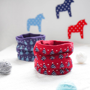 (出清不退換)聖誕滿版雪花聖誕樹圍脖