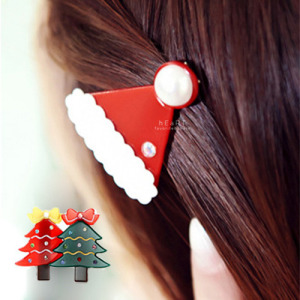 聖誕快樂造型迷你髮夾