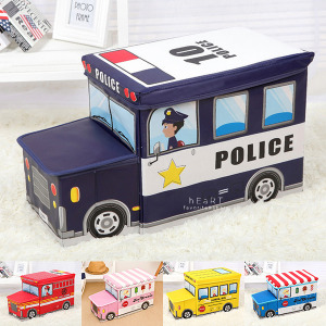 (出清不退換)(限宅配)卡通汽車折疊儲物收納箱 車頭款