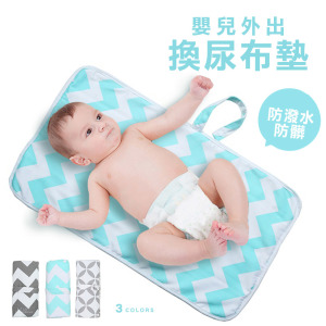 幾何嬰兒換尿布墊隔尿墊