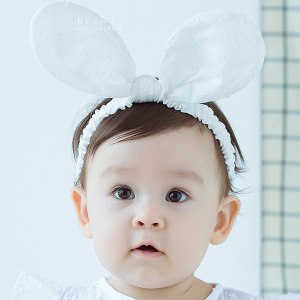 棉感大兔耳朵髮帶