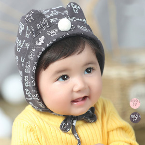 (出清不退換)線條貓咪立體耳朵保暖帽