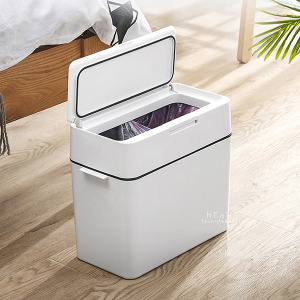 (限宅配) 簡約質感乾濕分體式垃圾桶