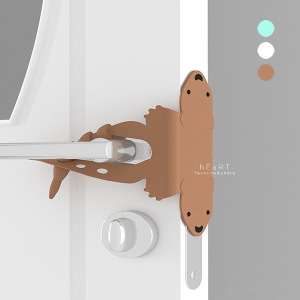 小熊門鎖防護緩衝防撞墊
