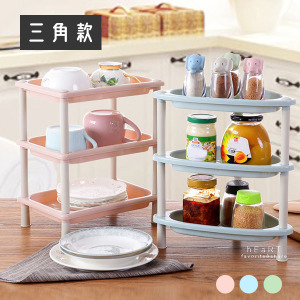 組合式三層三角置物架