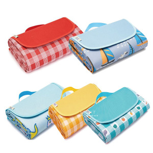 鮮豔印花戶外露營遊戲野餐墊 145x200cm