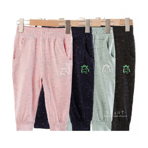 (出清不退換)休閒高腰寬鬆七分褲