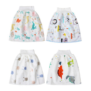 (出清不退換)嬰兒護肚防水隔尿裙