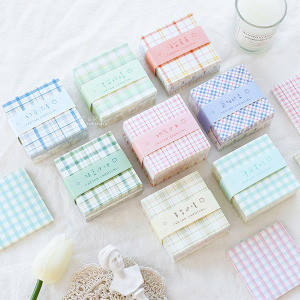 格子狂歡曲記事便條本