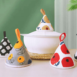 三角棉布隔熱鍋帽手把套