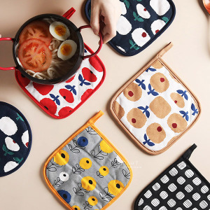 北歐風棉麻廚房隔熱墊