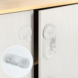 透明防夾手櫃子安全鎖 5入組