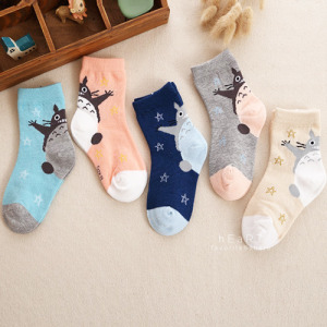 (出清不退換)可愛卡通拼色短襪 不挑款