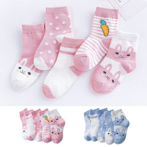 (出清不退換)糖果色可愛動物印花短襪 不挑款