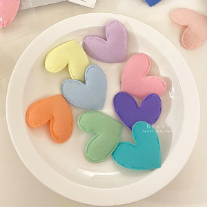 少女糖果色系愛心小熊BB髮夾 2入組