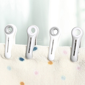 簡約晾曬不留痕曬衣夾 12入組