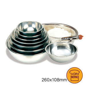 (出清不退換)三能26cm打蛋盆-絲紋 SN4965