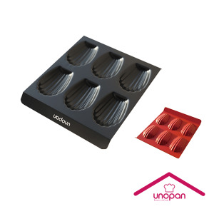 屋諾6連貝殼模(800系列不沾) UN11008