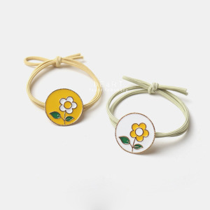 可愛小花圖案髮圈