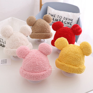 (出清不退換)卡通耳朵造型毛絨保暖帽