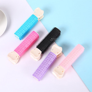 懶人一字瀏海蓬鬆髮夾捲