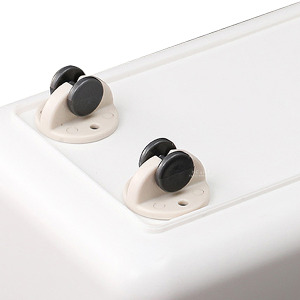 免釘孔DIY黏貼式滑輪 4入組