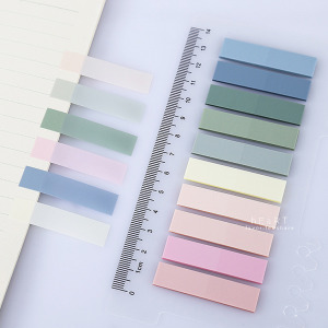 莫蘭迪色標籤記事便條貼 10入組不挑色