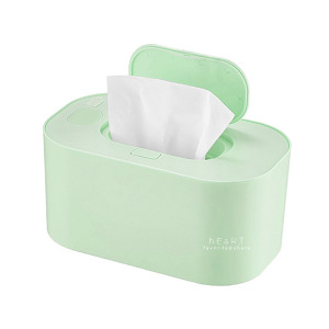 桌面USB接口濕紙巾恆溫器 綠色