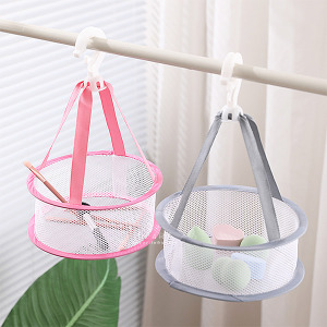 圓形掛勾美妝品晾曬網